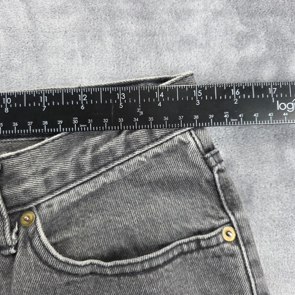 VTG Guess Jeans USA Georges Marciano 32 Gray Black Wash Triangle Logo 90s Mens - Picture 9 of 11